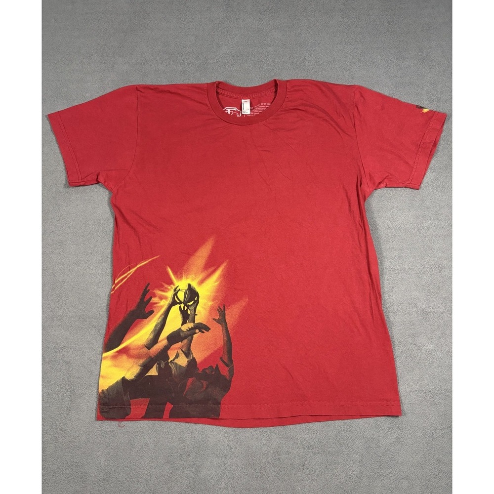 TFO Darth Maul Holding Shadow Lord T Shirt Mens Large Red Graphic Short Sleeve